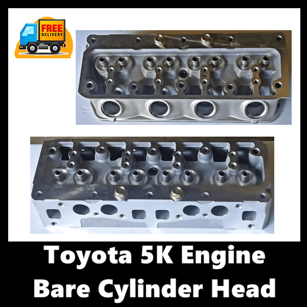 Toyota 5K Engine Bare Cylinder Head a