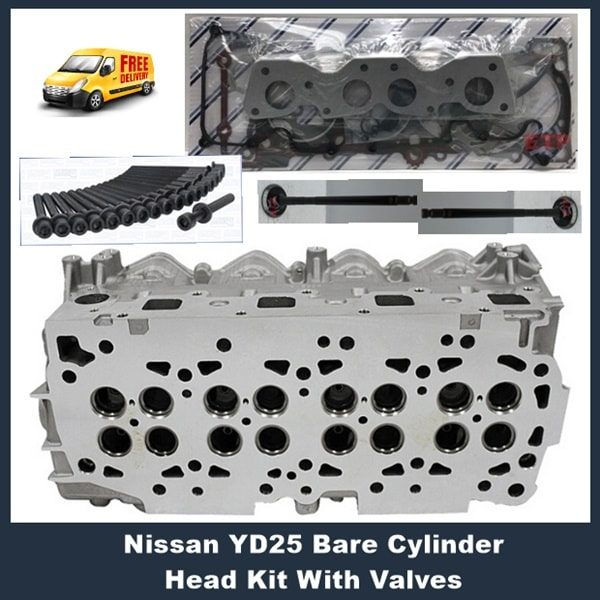 Nissan Navara Pathfinder YD25 Cylinder Head Kit with valves