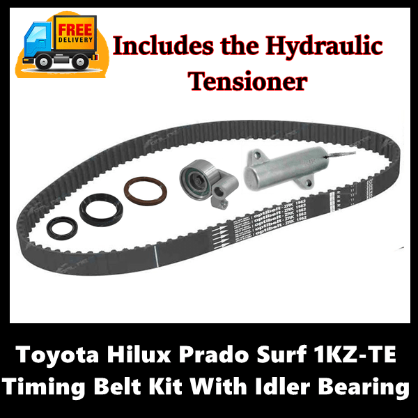 Toyota Hilux Prado Surf 1KZ-TE Timing Belt Kit With Idler Bearing and Hydraulic Tensioner