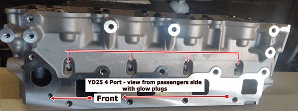 YD25 4 port passenger side-