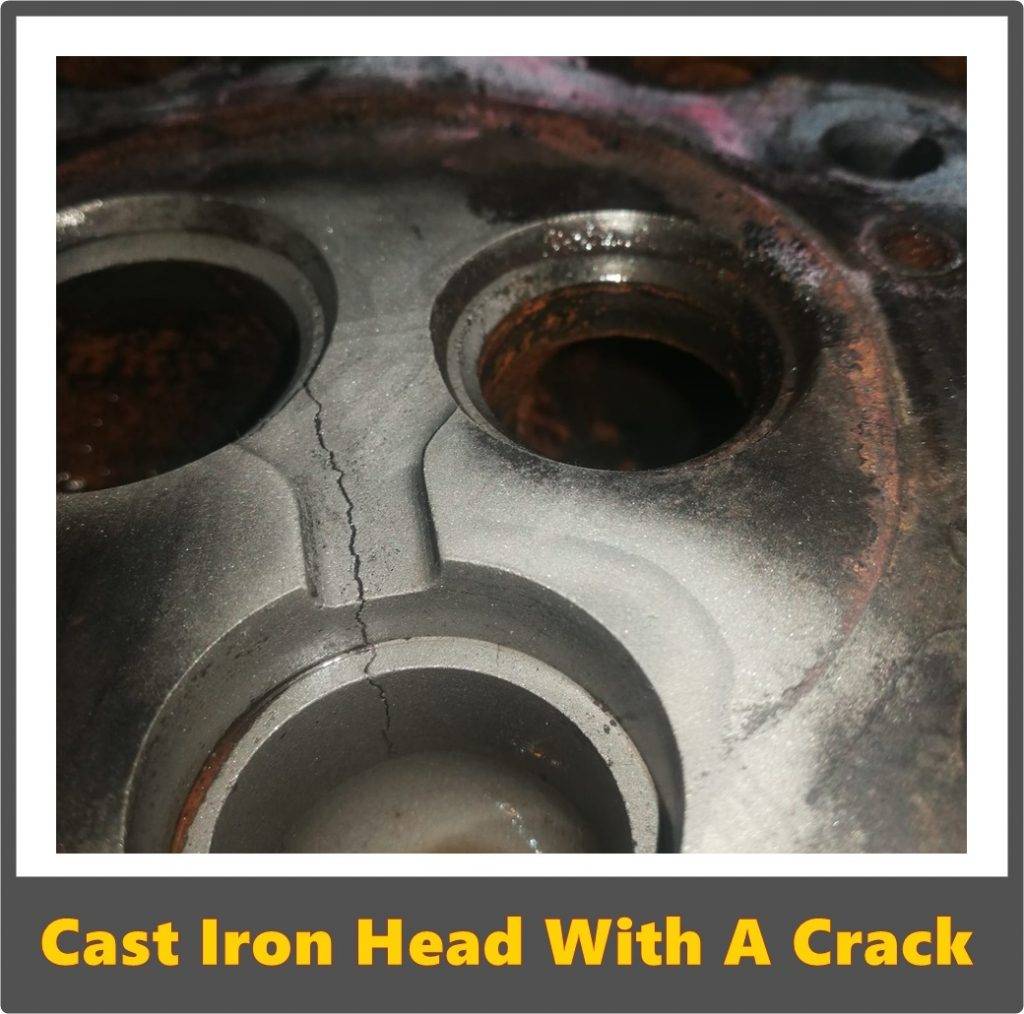 Fix Cracked Cast Iron Cylinder Heads with Locknstitch Inc.'s Metal