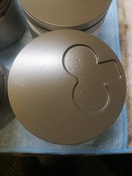 Landcruiser piston ceramic coated, Ceramic Coating Service