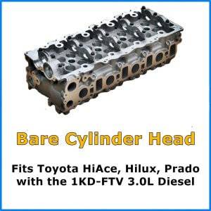 1KD-FTV bare cylinder head- Midland cylinder Heads