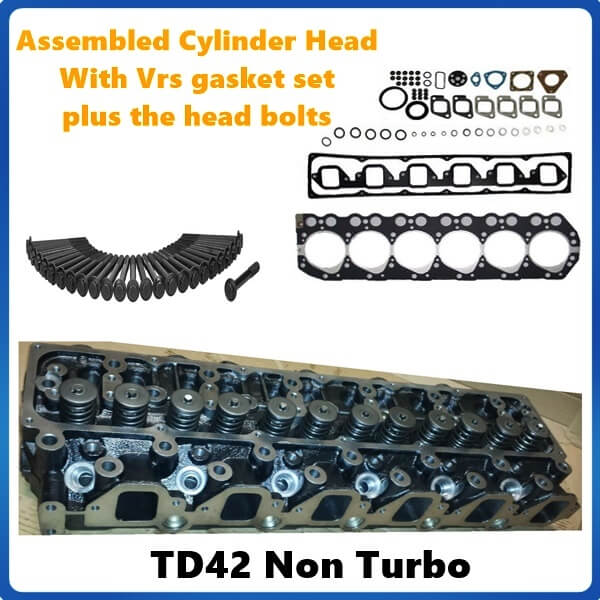 New assembled TD42 non- turbo cylinder head