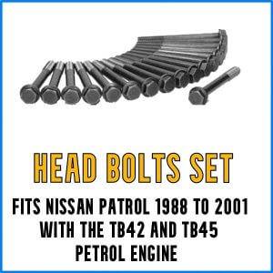 Nisssan Patrol TB42 TB45 head bolts