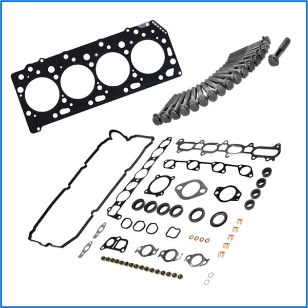 Challenger Triton 4D56Di-T 16 Valve Vrs Cylinder Head Gasket set with head bolts