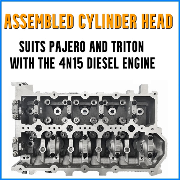 Mitsubishi Pajero Triton 4N15 Assembled Cylinder Head with the head gasket set and head bolts