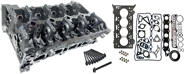 Mitsubishi Pajero Triton 4N15 assembled cylinder head kit includes the head gasket set and head bolts