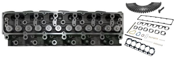 A new TD42 cylinder head assembled with valves and springs to suit the Non-Turbo.