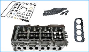Nissan Patrol ZD30 commonrail assembled cylinder head Kit-C - Midland Cylinder Heads Nissan patrol zd30 common rail reconditioned cylinder head exchange unit